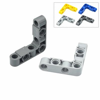 DIY 4x4 Bricks Assembly Parts Accessories 4 Hole Right Angle Beam Connector Coupling Building Block 8Pcs Kids Toys