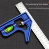 90 Degree Stainless Steel Multifunctional Horizontal Square Ruler For Woodworking 45 Degree