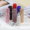New 10ml Perfume Bottle Full Rhinestone Portable Refillable Bottles Empty Glass Storage Container Makeup Tool