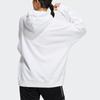 Adidas X Atmos Pink Atmos Collaboration Allover Graphic Print Hoodie Soft Fleece Lined Casual Long Sleeve Hoodies Women White GT0091
