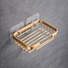 No-Drill Soap Dish With Draining Mesh And Suction Cup Wall-Mounted Storage For Bathroom Soap Holder
