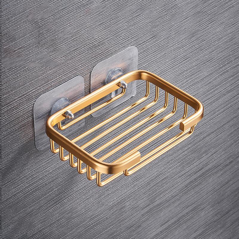 No-Drill Soap Dish With Draining Mesh And Suction Cup Wall-Mounted Storage For Bathroom Soap Holder