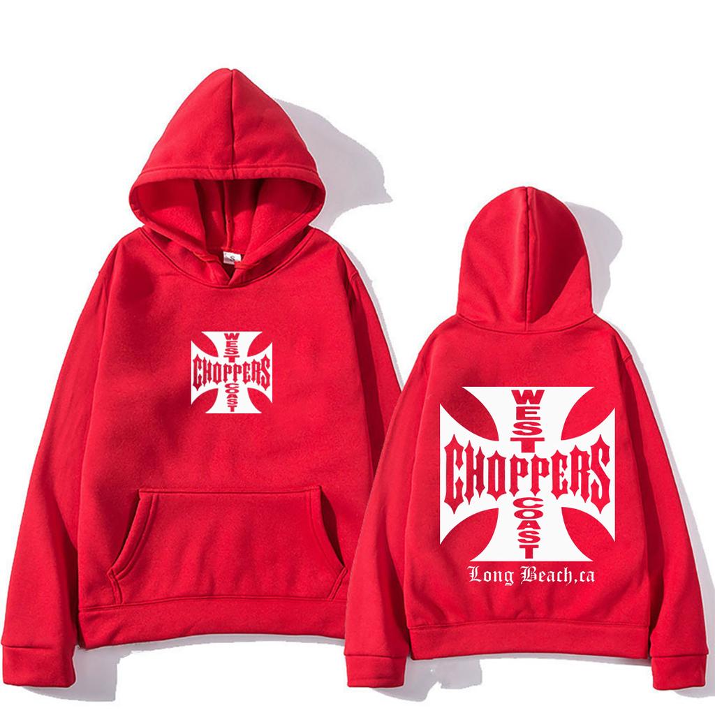 Sudadera con capucha Paul Walker West Coast Choppers para hombre y mujer, top de moda oversize, ropa hip hop, forro polar de manga larga, sudadera vintage