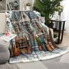 A Comfortable Bookstore Themed Blanket, Soft High-Definition Digital Print, All-Season Suitable! Perfect Gift, Soft, Breathable