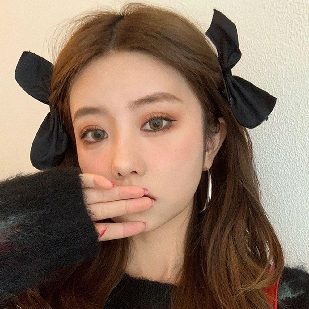 Hair Side Clip Ins Hair Clips Korean Duckbill Clip Bow Hair Clips Jisoo Hair Clips Women Hairpins