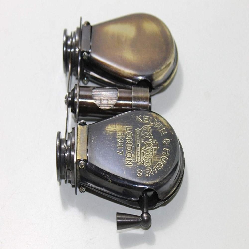 Fernglas aus antikem Messing, nautisch, 10,16 cm