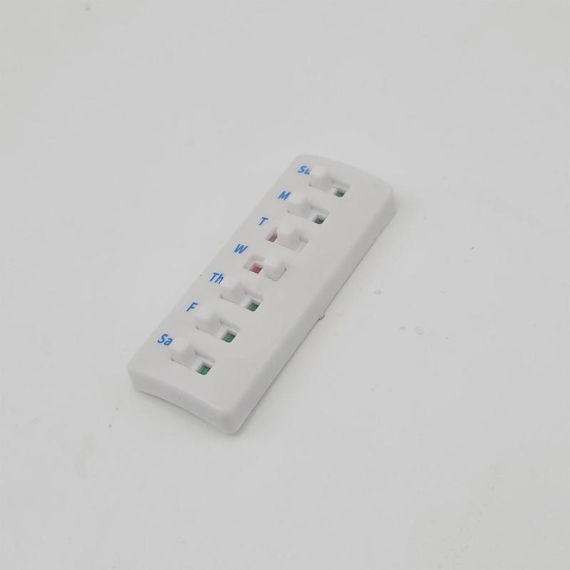 Cute Medicine Bottle Sticker For Daily Pills Reminder With Sliding Indicators Medication Trackers Replacement Weekly