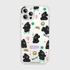 Y2K Ins Korean Stickers Phone Case For iPhone 17 16 16e 15 14 13 12 11 Mini Pro Max X XR XSMax 7 8 Air Plus Transparent