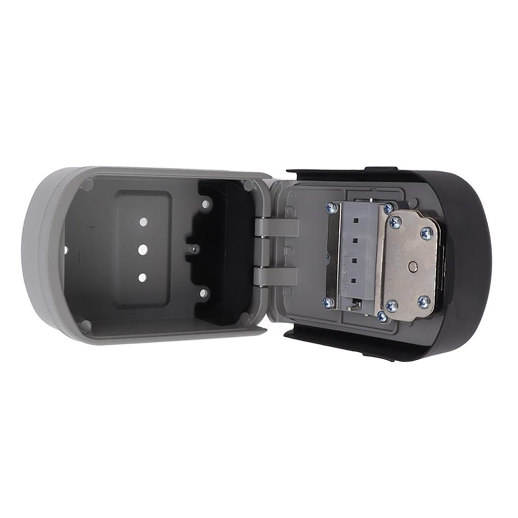 Security Case Lock Box Wall Mounted Waterproof Lockbox Aluminum Alloy Key Organizer for Home Hotel Office Silver