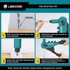 LIBRATON Hand Riveter Includes 120 Blind 4 Drill and 4 Toolless Nose Riveting Tool Set Set, Rivets, Bits, Pieces,