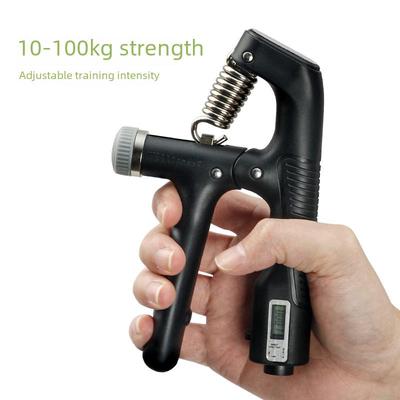 Einstellbarer Griffkrafttrainer: Elektronischer Zählhandgreifer (10-100 kg) für Muskeltraining