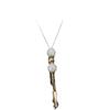 Autumn And Winter Sweater Chain Necklace High-End Pendant Women'S Simple Lucky Ball Versatile Clothing Pendant Accessories