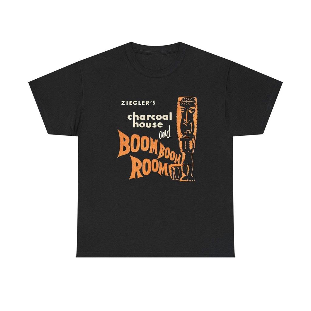 Boom Boom Room T-shirt Tops Tees Unisex Tiki Bar Retro Vintage Hawaiian Tee Hawaii 50s 60s Cool