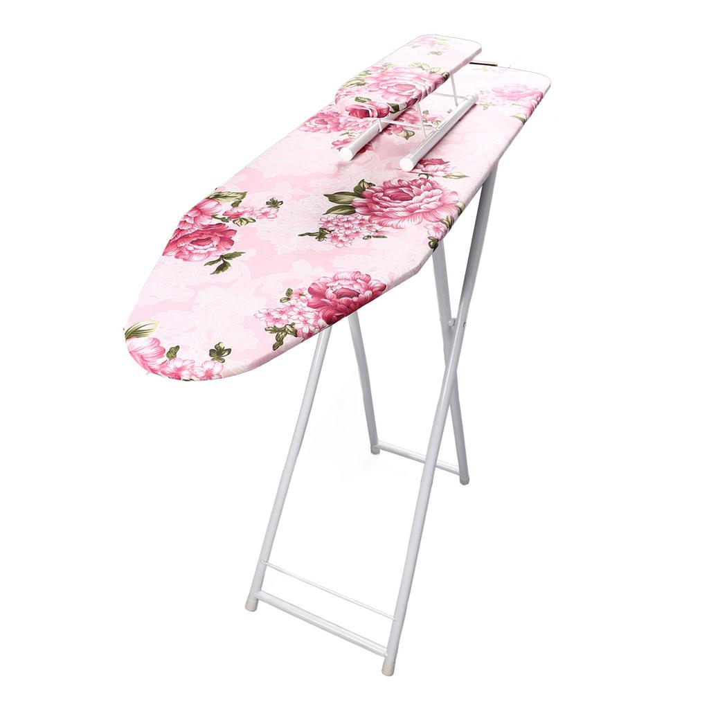 Tabletop Ironing Board Foldable Lengthen 36inch Stable Floral Pattern with Sleeve Iron Board for Sewing Craft Room
