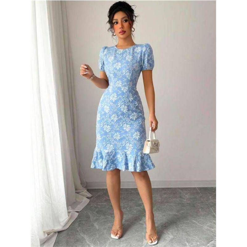 Spring Summer Women Dress Elegant Ladies Skirt Fashion Elegant Dress