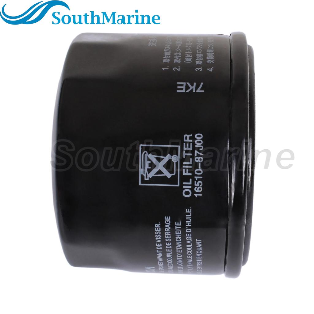 Boat Motor 16510-87J00 16510-87J01 16510-87JL0 Oil Filter for Suzuki 25HP-70HP 0778885 765560 for Evinrude Johnson OMC BRP