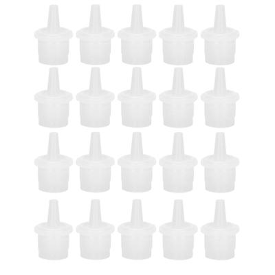 20 stücke Wimpern Verlängerung Kleber Düse Falsche Wimpern Pfropfen Klebstoff Kleber Flasche Stecker