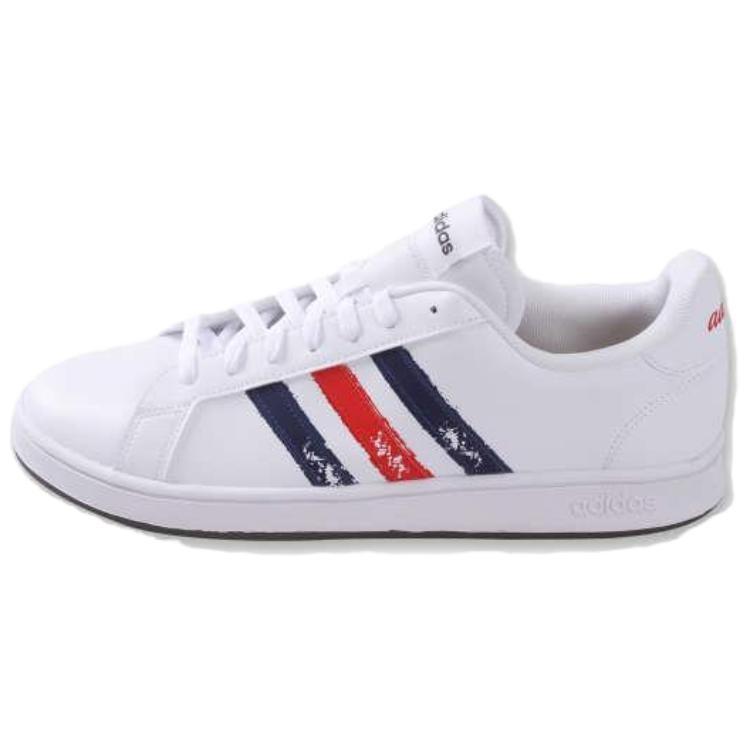 adidas Grand Court Base Beyond Paint Stroke - White Royal Scarlet Men s GX5761 EU 41⅓