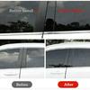 6Pcs/Set Door Window Pillar Posts Trim Pillar Molding Cover Stickers for Cadillac ATS Sedan 2013 2014 2015 2016 2017 2018 2019 Black