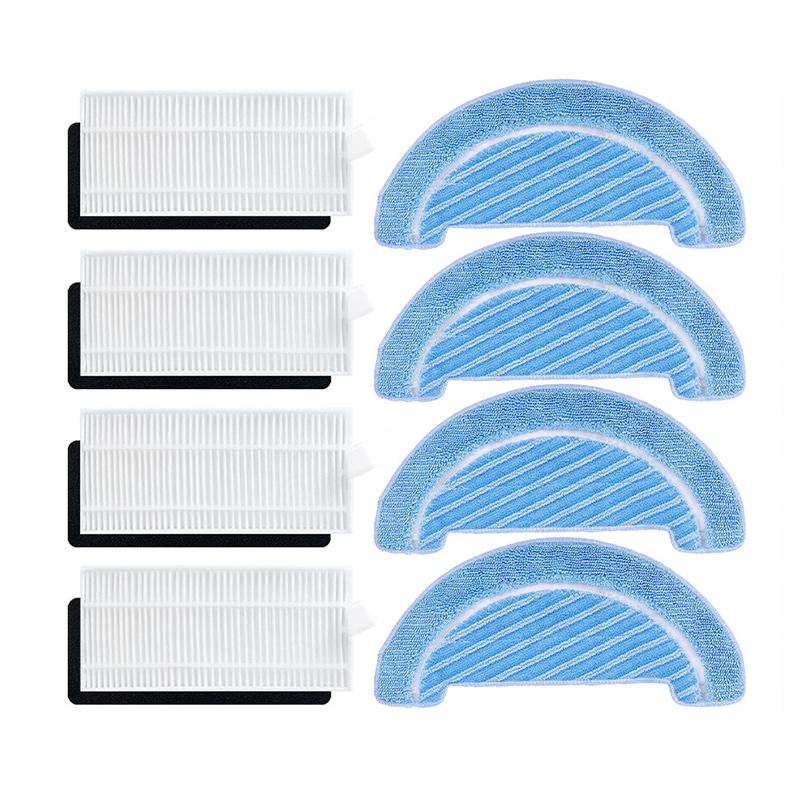 Compatible for Cecotec Conga 1090 1790 Titanium Ultra Robot Vacuum Spare Parts Accessories Main Side Brush Hepa Filter Mop Rag