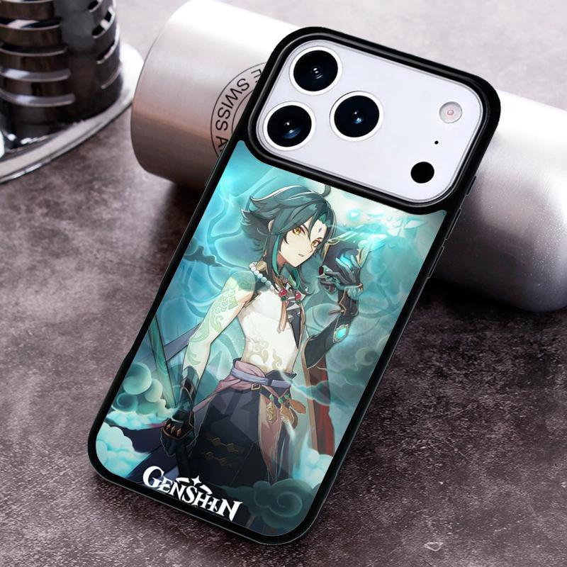 genshin impact Xiao Phone Case for iPhone 17 16 15 Pro Max Air 14 13 12 11 Plus Shockproof Cover