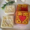 Hand Pressed Mooncakes Mold Cookie Stamp Green Bean Cake Bakewares Traditional Pastries Mould for Baking Enthusiasts