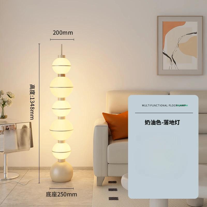 

Nordic Дания тыква лампа дизайн диван рядом с гостиной спальня торшер творческая сеть красная атмосфера homesay Tricolor light