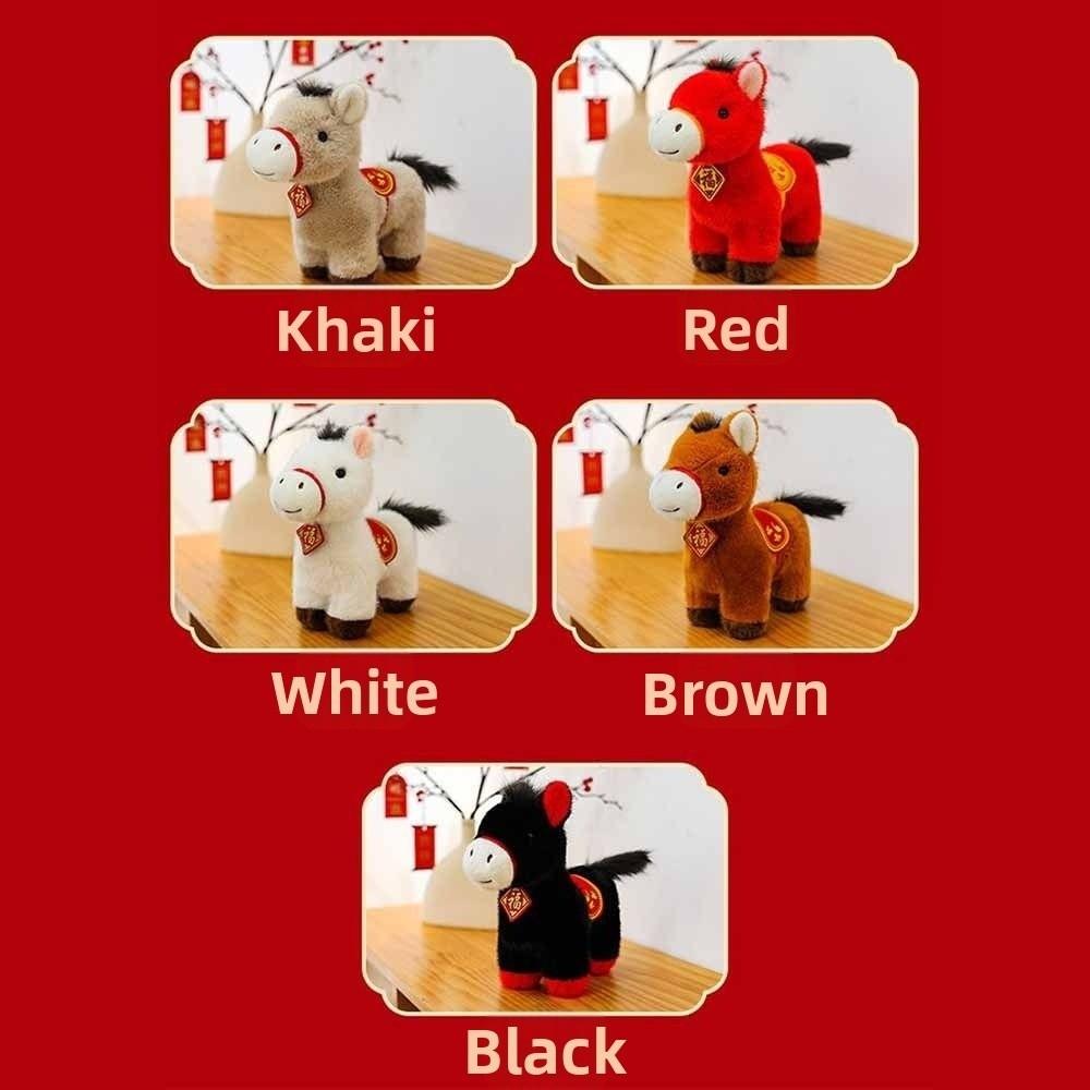 Stuffed Animal Horse Plush Doll 20cm Size Plush Stuffed Animal  Chinese Zodiac Year