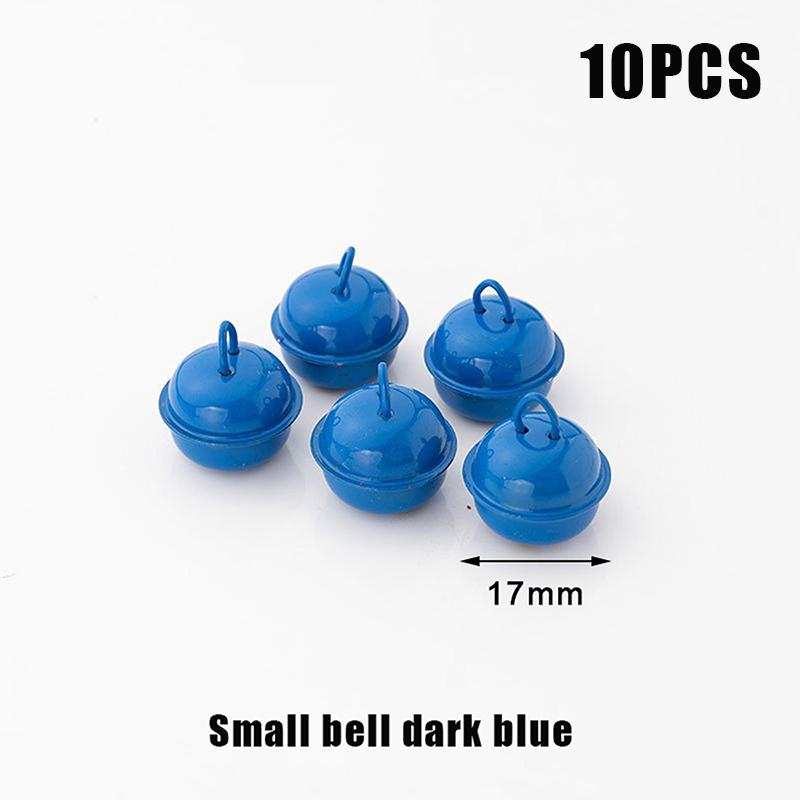 10 szt. 22 mm Kolorowe Malowane Dzwonki Jingle Metalowe Okrągłe Mini Dzwoneczki Ozdoby Dekoracje Wisiorki na Boże Narodzenie Rękodzieło DIY