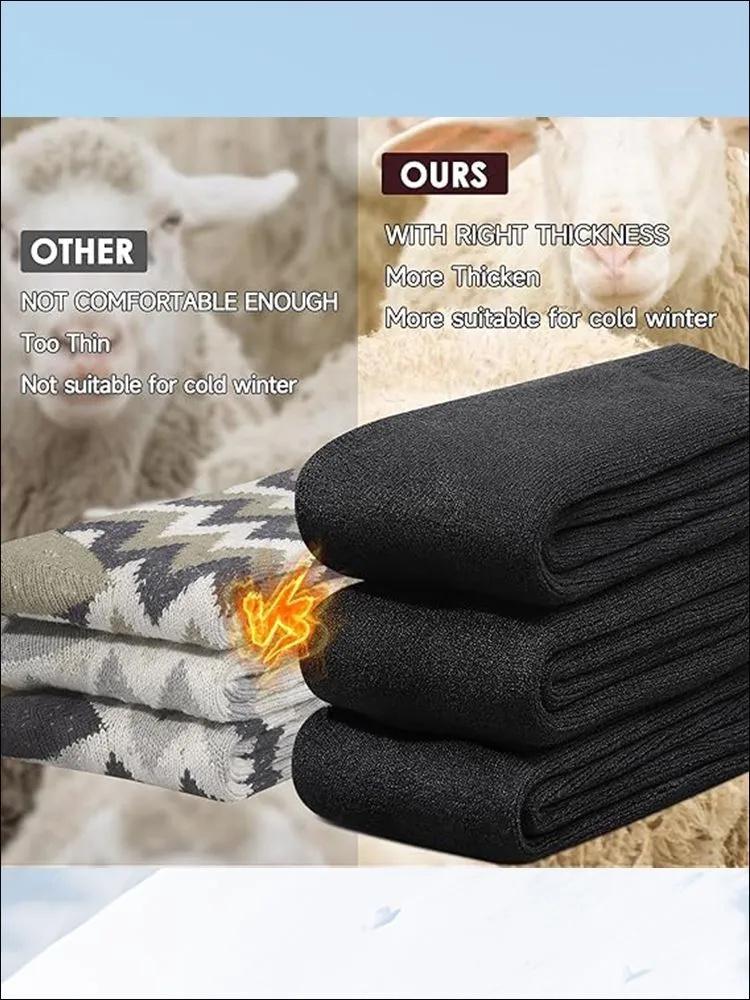 3pcs Thickened Cashmere Cloth Mid ,calf Cotton Socks , Warm And Cold ,proof Men's Mid ,calf Thermal Socks