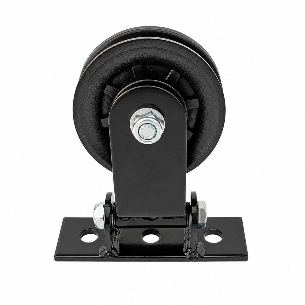 Swiveling Pulley Bracket Robust Gym Hardware Compact