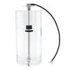 0-190 Ohm Fuel Float Sensor + Fuel Level Gauge 7 Color Light Auto Marine RV Boat Car 2" 52mm Fuel Tank Level Gauge 12V24V