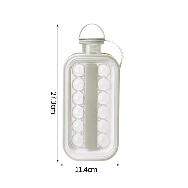 Portable Ice Ball Maker Creative Ice Cube Kettle Grid Ice Cube Mold for Travel Kitchen Bar Tool Ice Hockey