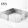 Flexible Molds for Puddings Stainless Steel Cake Baking Pan, Durable Nonstick Square Kitchen Gadgets Tin, Easy Release Reusable Mold, Home Supplies
