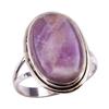 Natural Tiffany Stone Gemstone 925 Solid Sterling Silver Jewelry Ring S.10 K7m42
