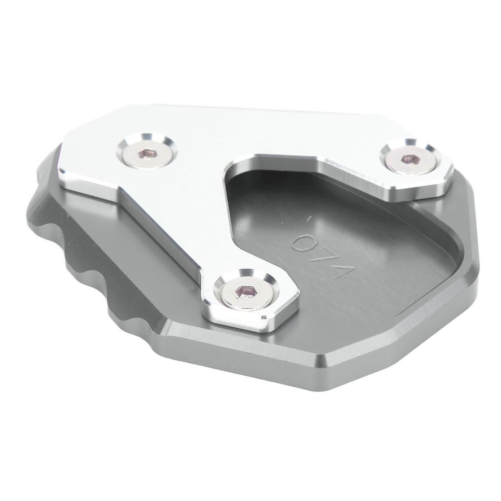 Motorcycle Kickstand Enlarger Aluminium Alloy Side Stand Extension Plate Pad Replacement for CB500X 2019+(Black )