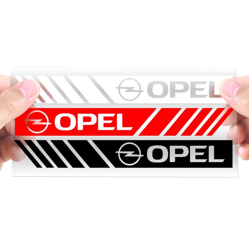 2 Piezas Pegatinas de Rayas para Coche Calcomanías Reflectantes de Vinilo para Espejo Retrovisor Decoración Para Opel Adam Ampera Corsa Insignia Karl Rocks-e Astra Nueva Energía