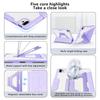 Face Detachable Tri-Fold Stand Case for IPad Air 11 2026 M4 2025 M3 2024 M2 4 5 Pro11 2018-2022 A16 11th 10.9 10th Gen. Cover