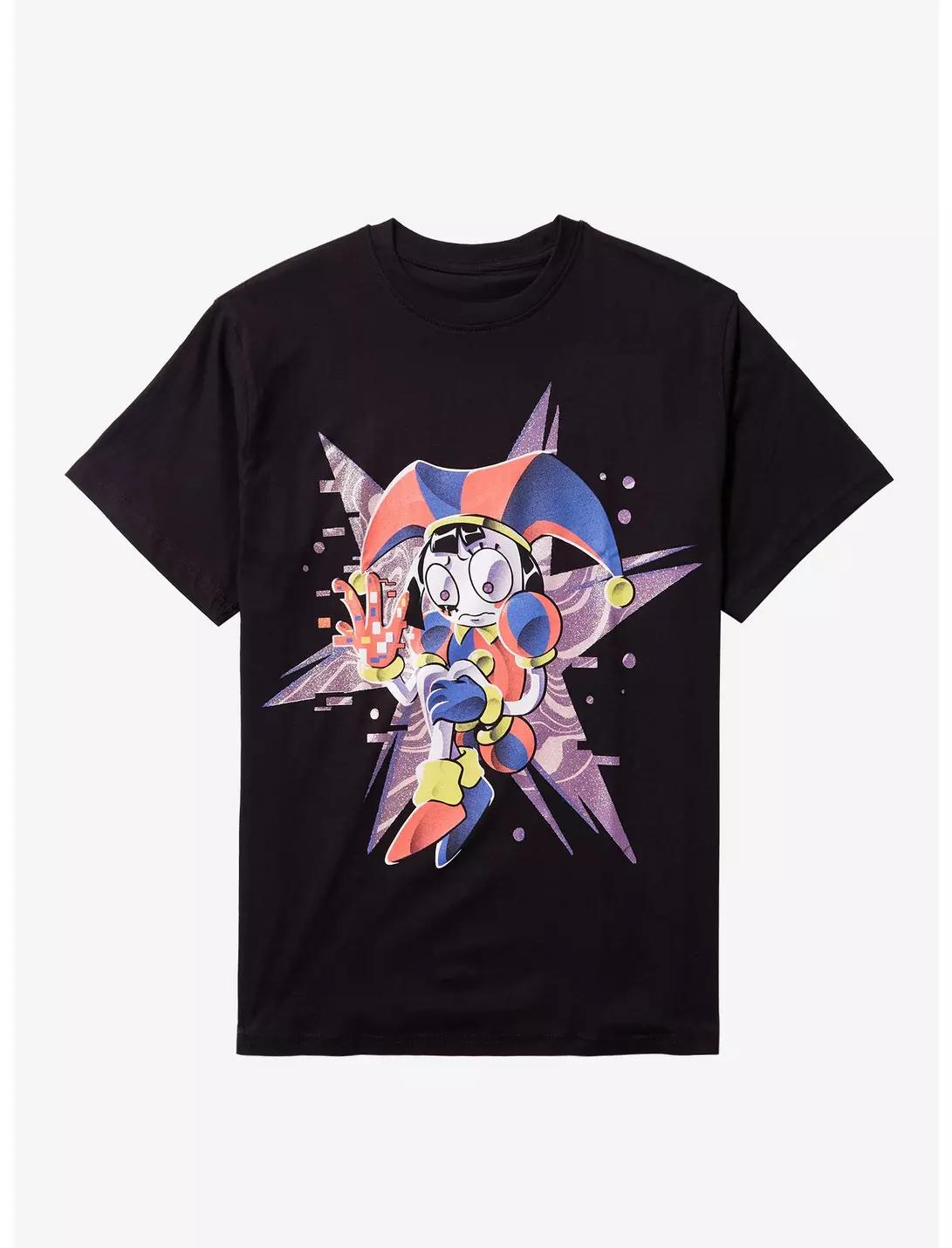 

The Magical Digital Circus Classic Printed Pure Cotton T-shirt Is Suitable for Both Men and Women To Wear in Short Sleeves 4XL