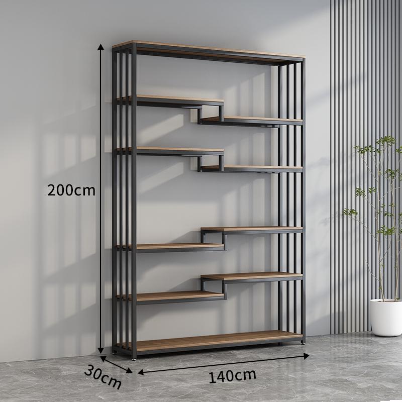 Multi-Layer Barber Shop & Office Display Shelf Rack