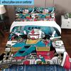 3PCS Mecha Armor Robotic Design 3pcs Bedding,Including 3PCS Duvet Cover And 2pcs Pillowcases Perfect for Christmas,Ideal for Bedroom, Dormitory