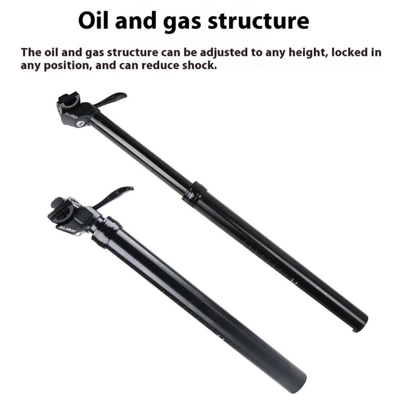 Tige de selle télescopique hydraulique légère contrôlée à la main pour un confort accru Facile à installer