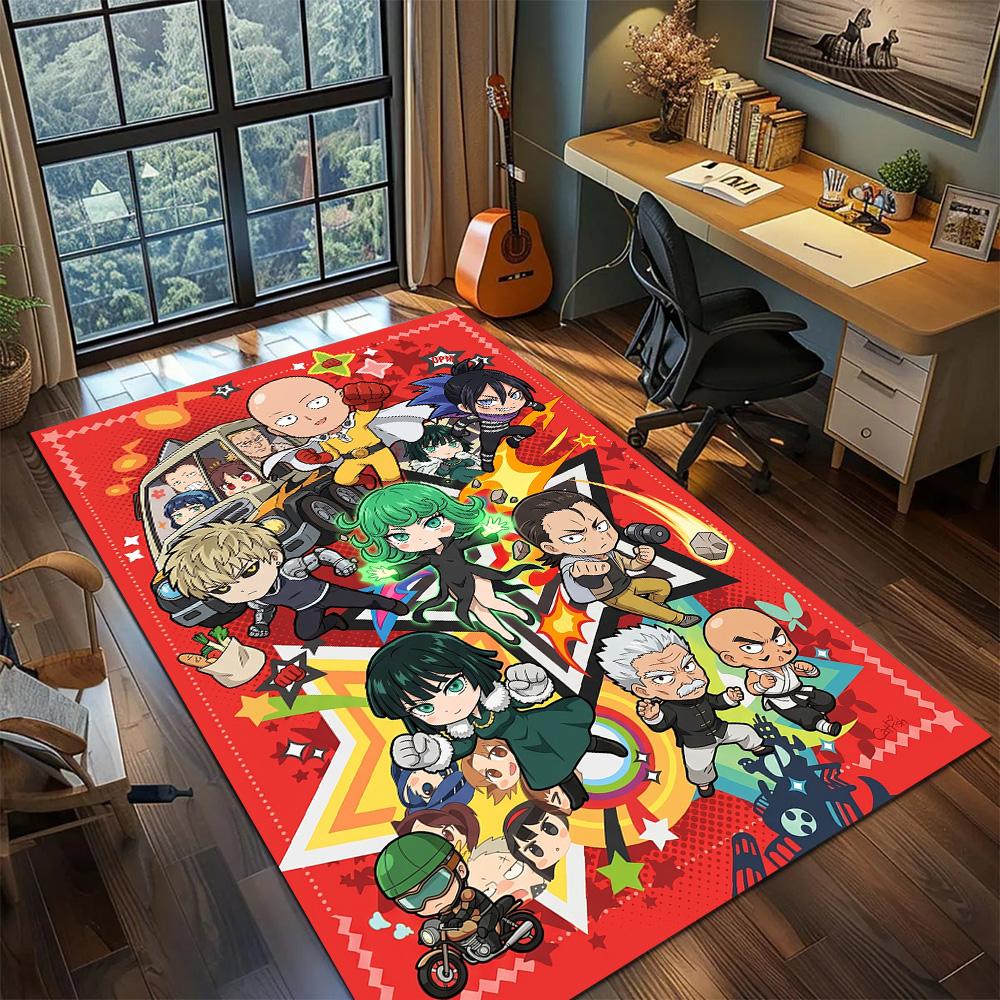 One Punch Man Carpet Floor Mat Home Room Decor Washable Non Slip Large Area Gamer Bedroom YUN6512