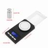 LED Digital Display Digital Milligram Scale Portable Design High Accuracy Scale  Jewelry Weighing