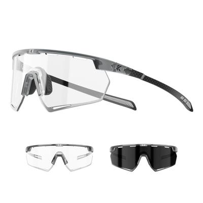 KAPVOE Sports Sunglasses with Carbon TR90 PC Photochromic UV400 Unisex for Men and Suitable for and Baseball High-Performance Temples,