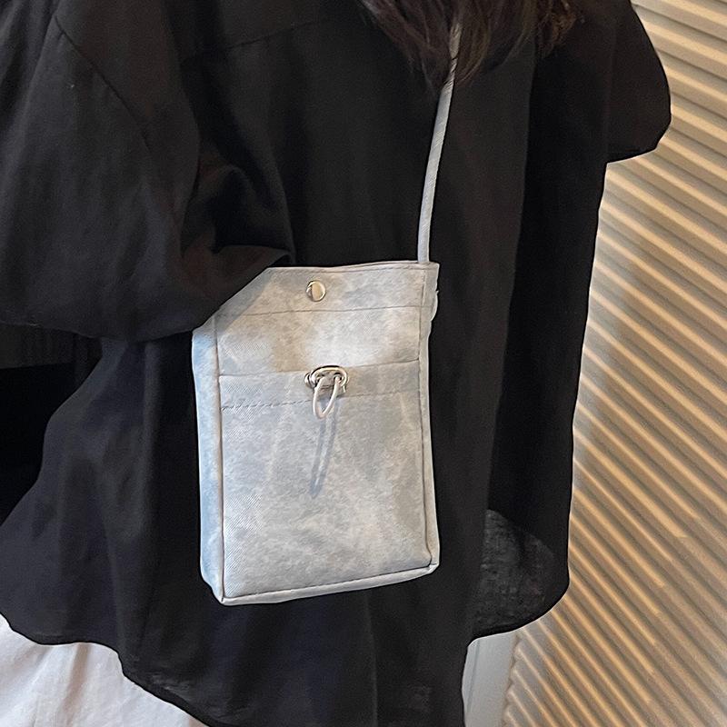 Minimalist Style Phone Bag, Crossbody Pocket, Small Change Bag, Versatile for Class, Single-shoulder Commuting Bag