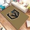 Golden Knight Shield Emblem Patterned carpet, non slip mat suitable for living room and bedroom sofas