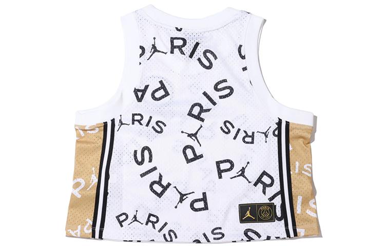 Jordan Tank Tops Women's White Crew Neck Moderate Other CU5708-100