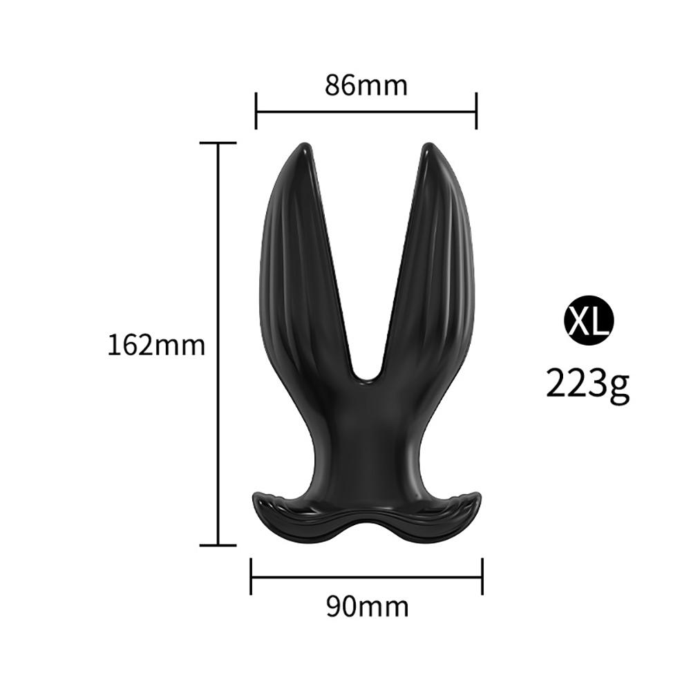 Hollow Anal Plug Dilator Butt Plug Vaginal Anus Tunnel Expansion Prostate Massager Stimulation Adult Products Sex Toy for Couple