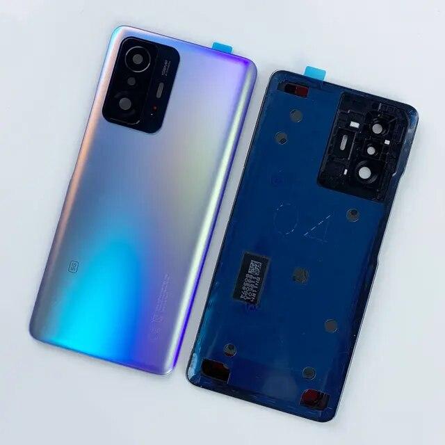 Mi11T Pro Battery Cover For Xiaomi Mi 11T Pro 5G Battery Door Back Glass Rear Housing  Replacement With Camera Lens